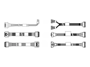 Lenovo - Storage cable kit - for 2.5 Chassis Front BP2 NVMe" 4X97A90294