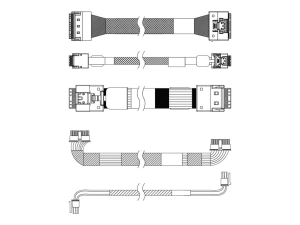 Lenovo ThinkSystem - Internal RAID adapter cable kit - for ThinkSystem SR645; SR665 4X97A86182