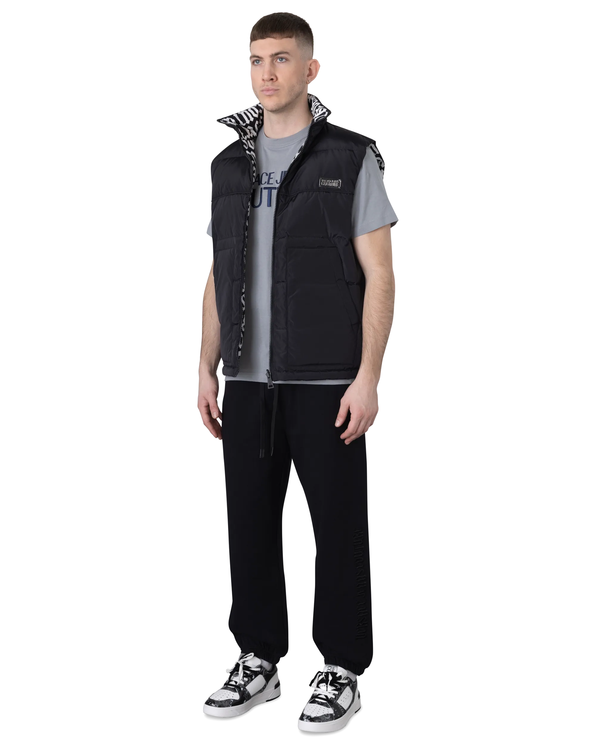 Logomania Reversible Puffer Vest