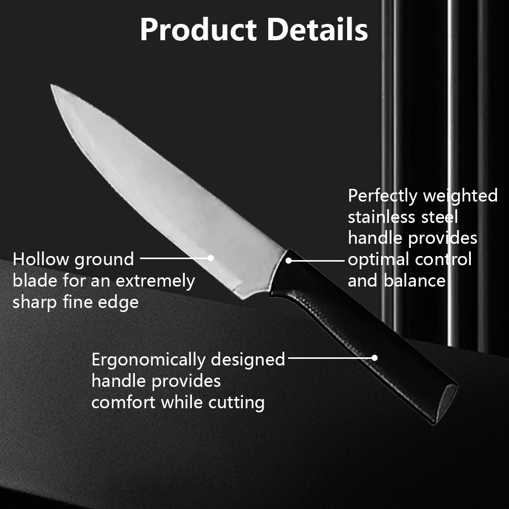 Mpow 15-piece kitchen knife set with self-sharpening block