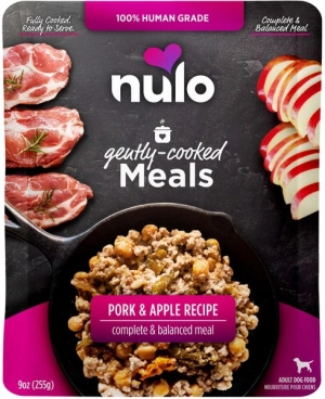 Nulo Gently-Cooked Meals Pork & Apple Recipe Wet Dog Food Pouch