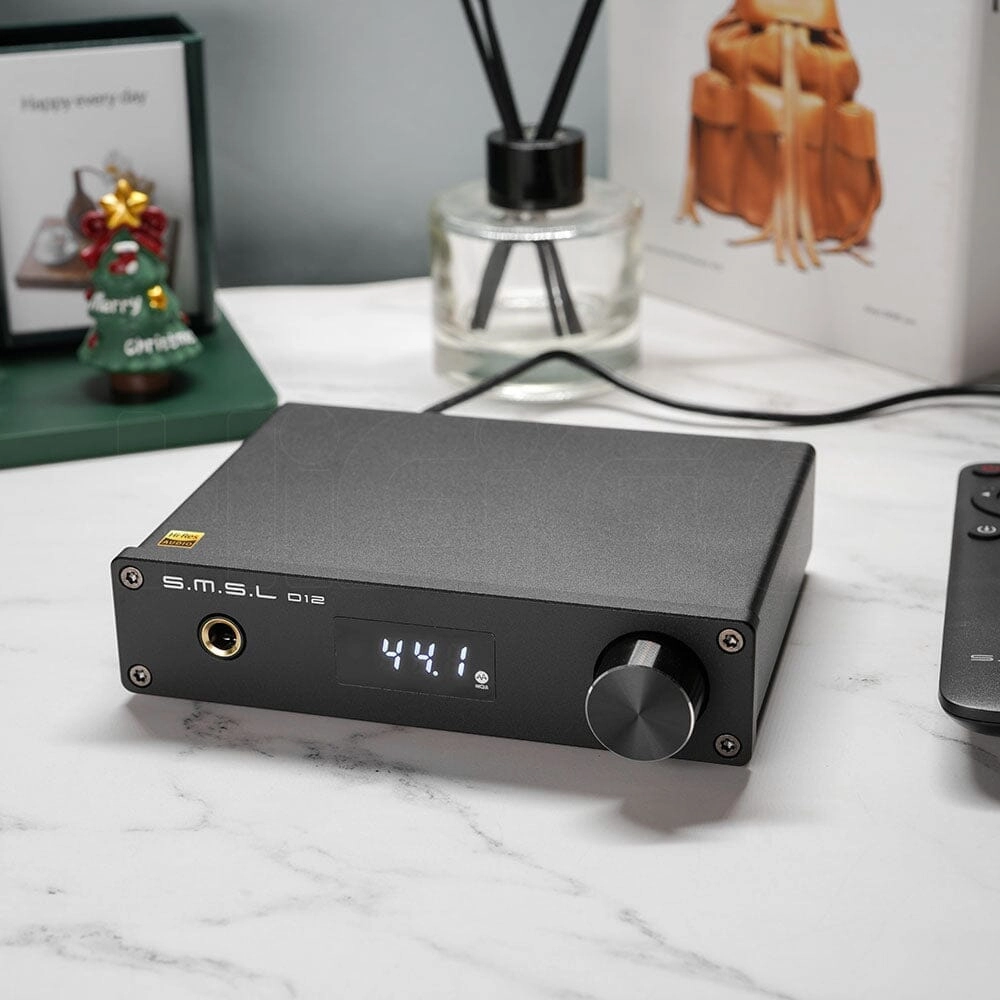 Open Box SMSL D12 AK4493S Bluetooth 5.0 USB MQA DAC & Headphone Amplifier