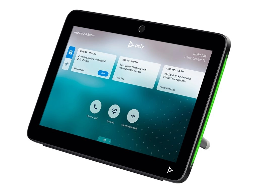 Poly TC10 - Without power cord - touch controller - Certified for Zoom Rooms - black 875K5AA
