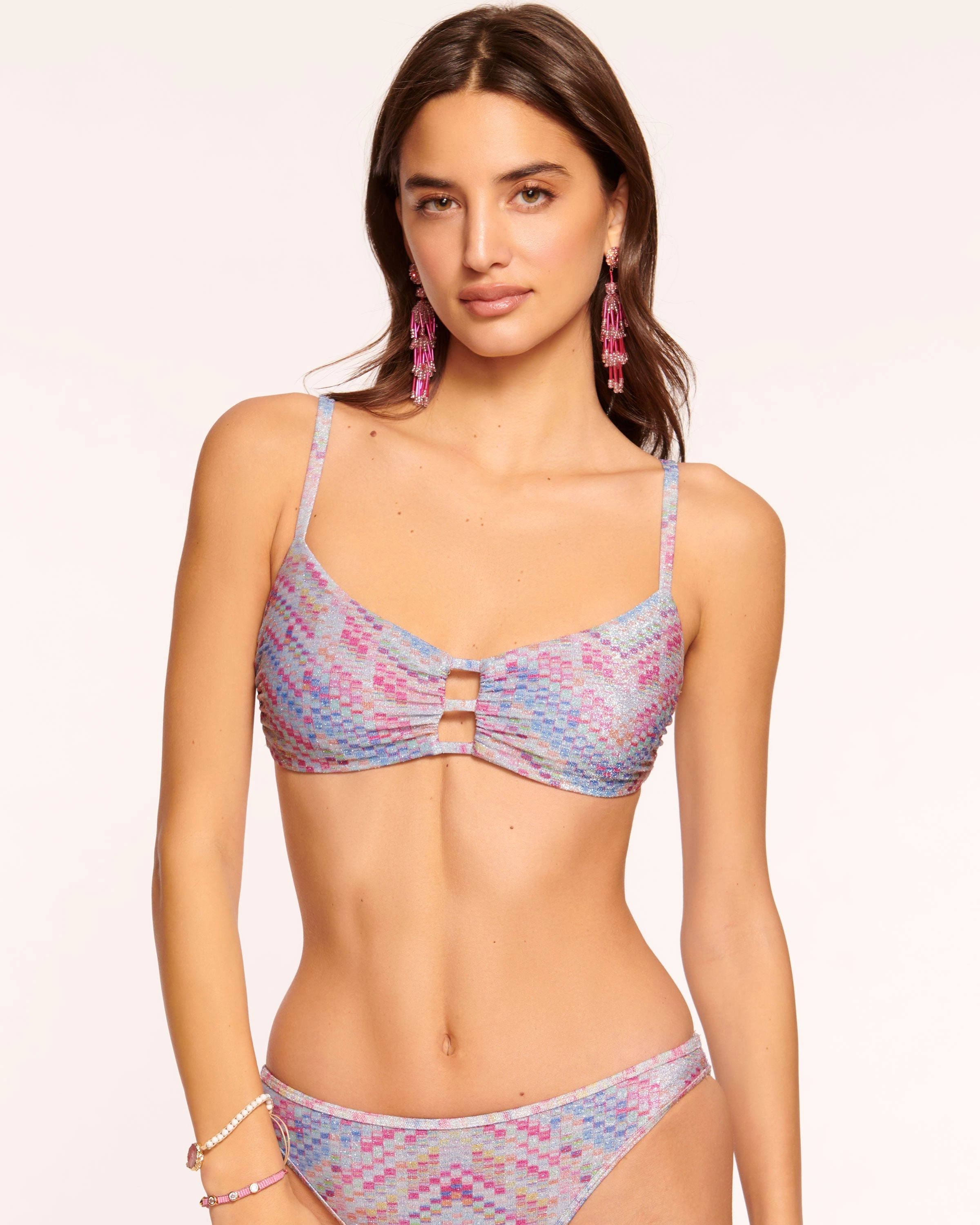 Printed Paralee Bikini Top
