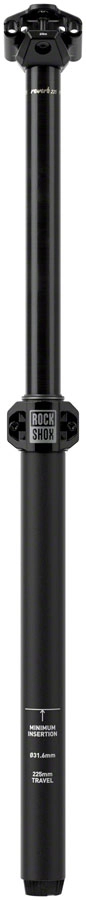 RockShox Reverb AXS Dropper Seatpost - 31.6mm 100mm Black B1