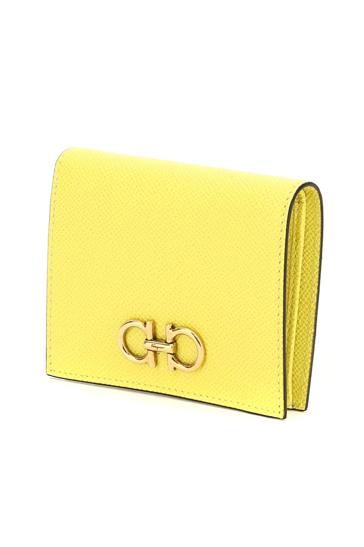 Salvatore Ferragamo Gancini Plaque Compact Wallet