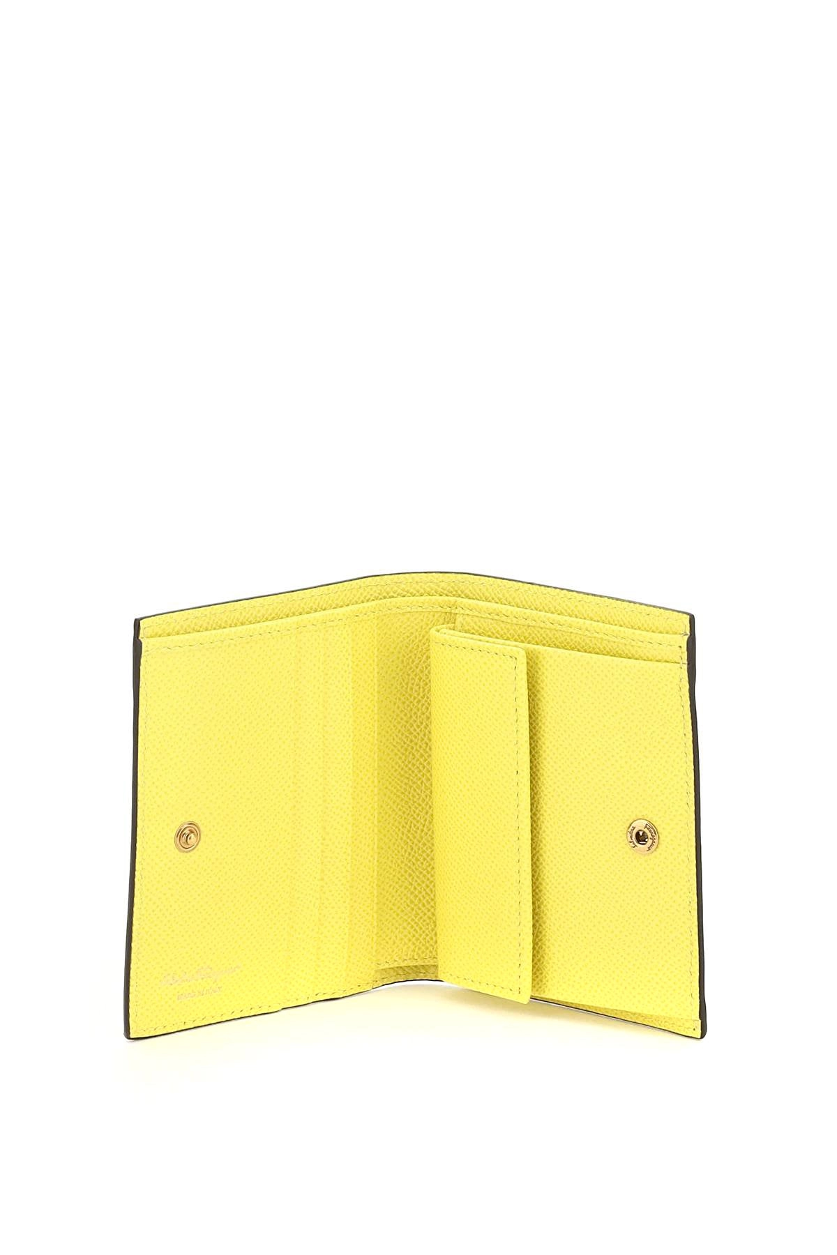 Salvatore Ferragamo Gancini Plaque Compact Wallet