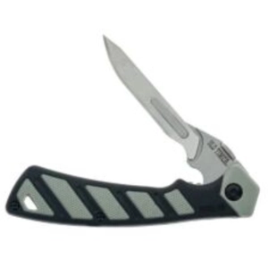 Schrade Old Timer Linerlock Knife - Replaceable Blade Black/Gray Handle | 1123114