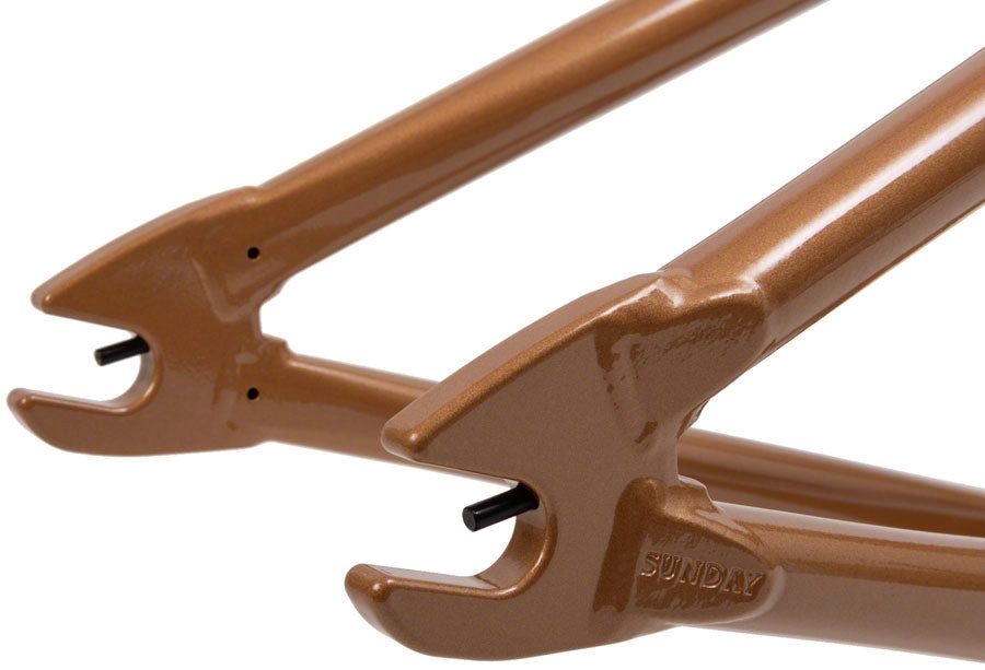 Sunday Silvawave BMX Frame - 21.25" TT Amber