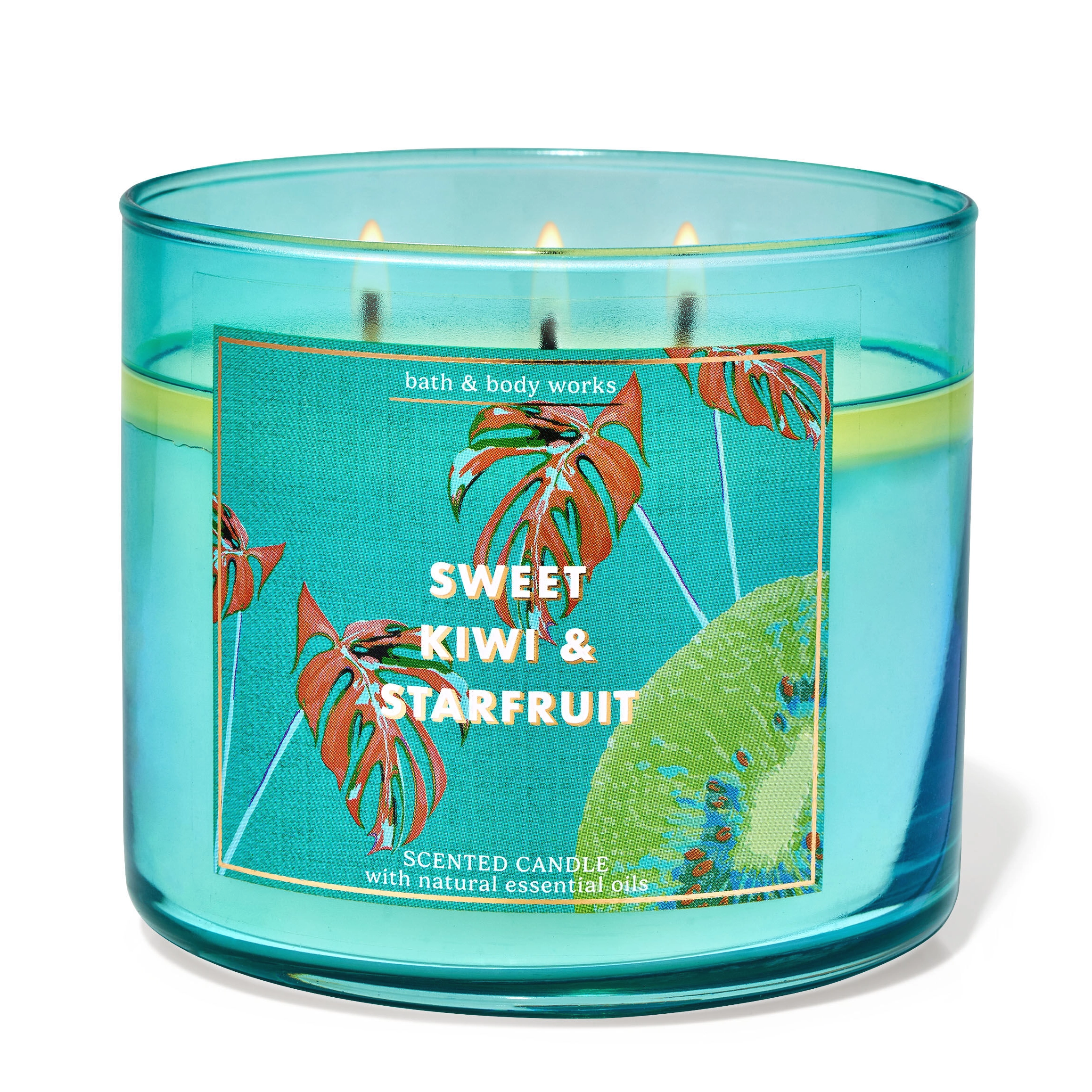 Sweet Kiwi & Starfruit by Bath & Body Works 3-Wick Scented Candle