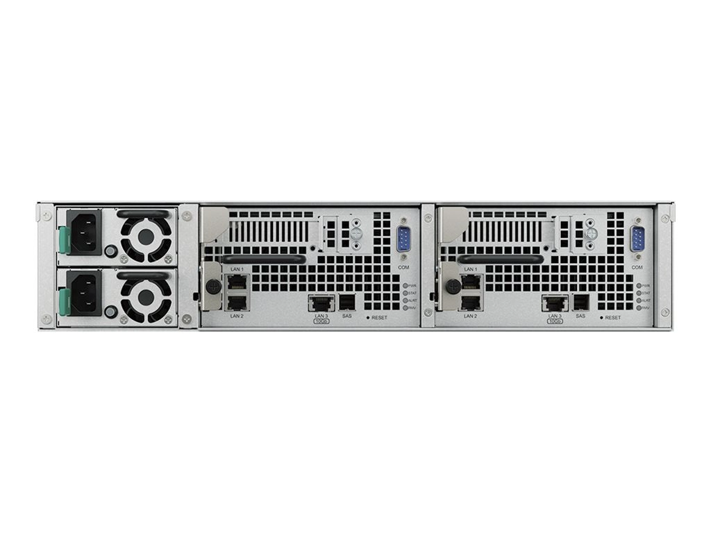 Synology SA3400D - NAS server - 12 bays - rack-mountable - SAS - RAID RAID 0, 1, 5, 6, 10, JBOD, RAID F1, 5 hot spare, 6 hot