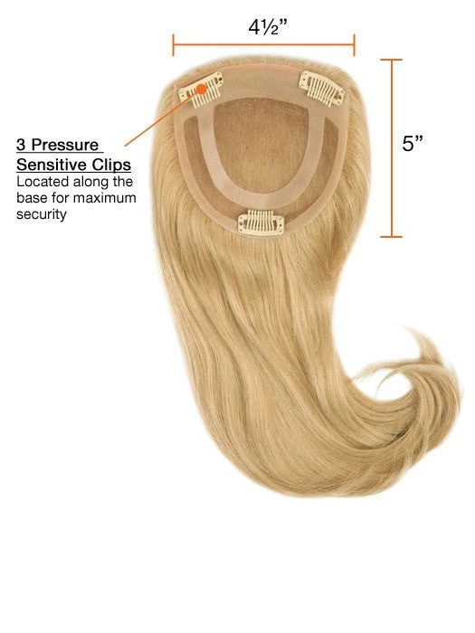Toppiece 3002 | Human Hair Hair Topper (Mono Base) | UNAVAILABLE