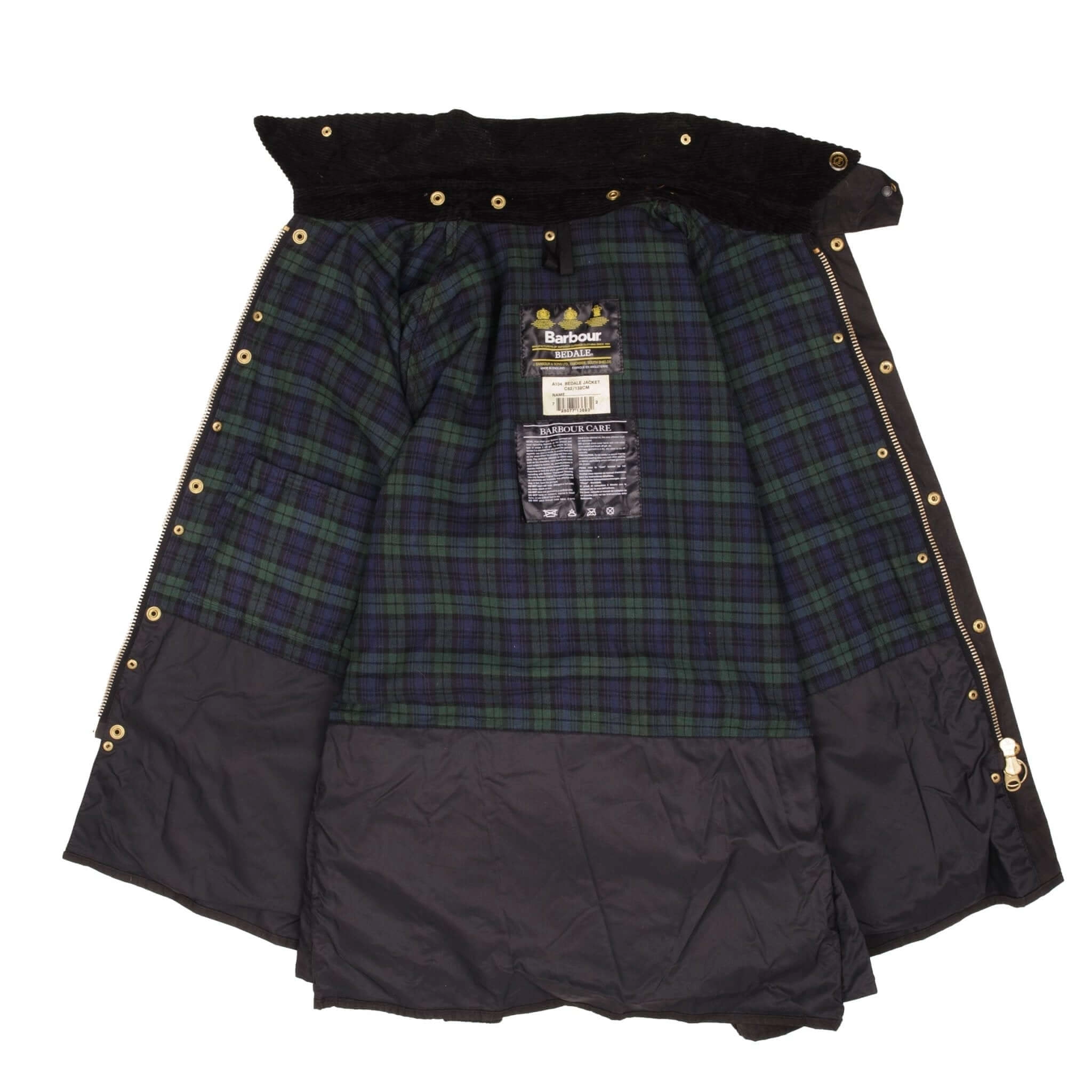 VINTAGE BARBOUR CLASSIC BEDALE WAX JACKET SIZE 52 MADE IN ENGLAND